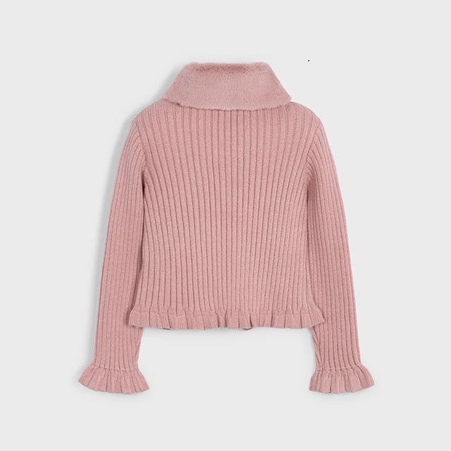 Mayoral Kışlık Kız Örme Hırka Ceket Pembe