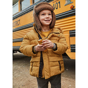 Mayoral Kışlık Erkek Kapşonlu Uzun Anorak Mont Sarı