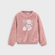 Mayoral Kışlık Kız Polar Uzun Kol Sweatshirt Pembe