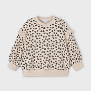 Mayoral Kışlık Kız Uzun Kol Sweatshirt Bej