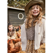 Mayoral Kışlık Kız Kürk Kaban Bej