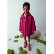 Mayoral Kışlık Kız Kürk Kaban Kırmızı