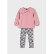 Mayoral Kışlık Kız Sweatshirt Tayt Set Pembe