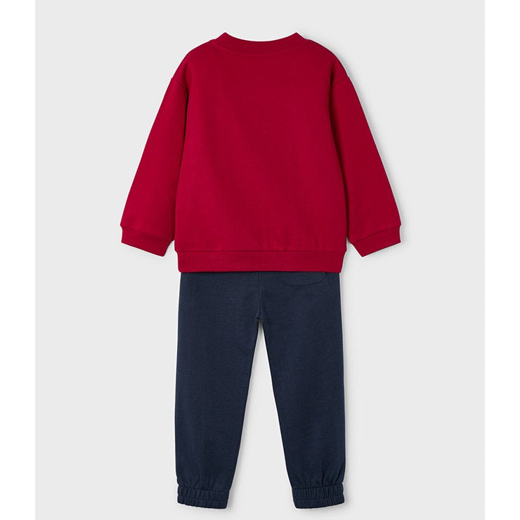 Mayoral Kışlık Erkek Sweatshirt Eşofman Set Kırmızı