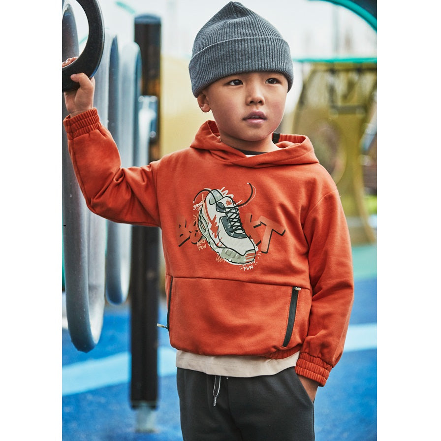 Mayoral Kışlık Erkek Sweatshirt Eşofman Set Turuncu