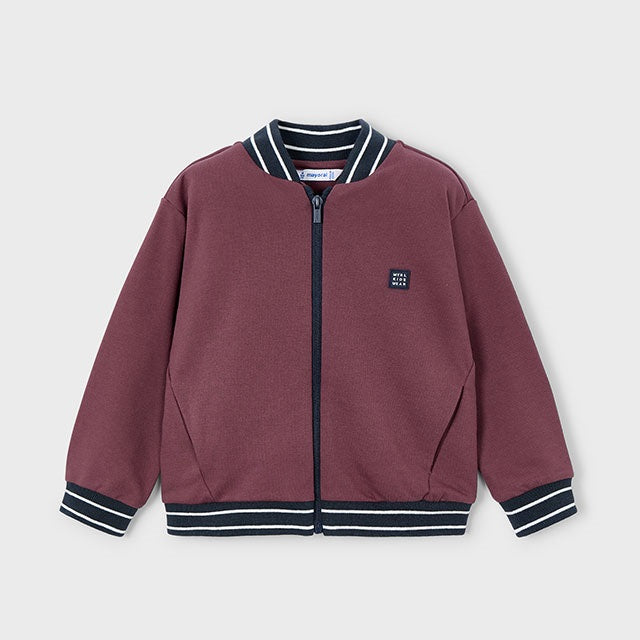 Mayoral Kışlık Erkek Ceket T-shirt Eşofman Üçlü Set Bordo