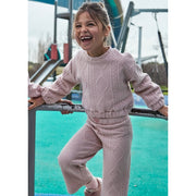Mayoral Kışlık Kız Sweatshirt Eşofman Set Pembe