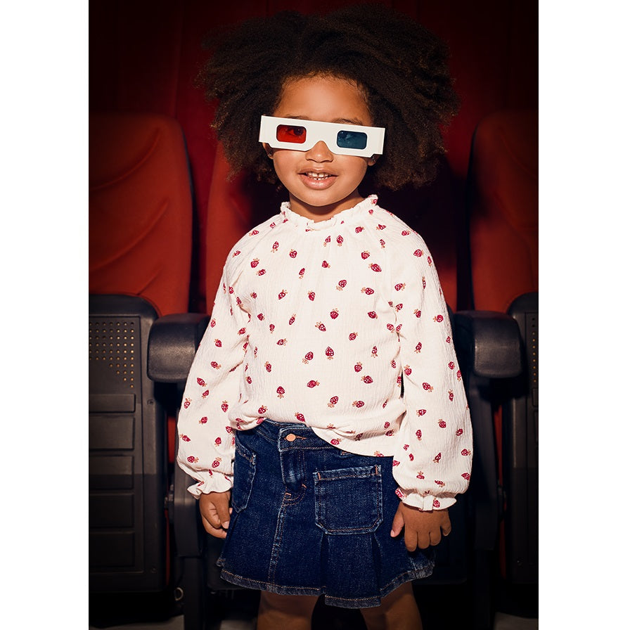 Mayoral Kışlık Kız Denim Etek Lacivert