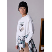 Mayoral Kışlık Erkek Uzun Kol T-shirt Ekru