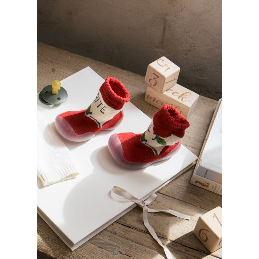 Mayoral Kışlık Kız Bebek Çorap Patik Kırmızı