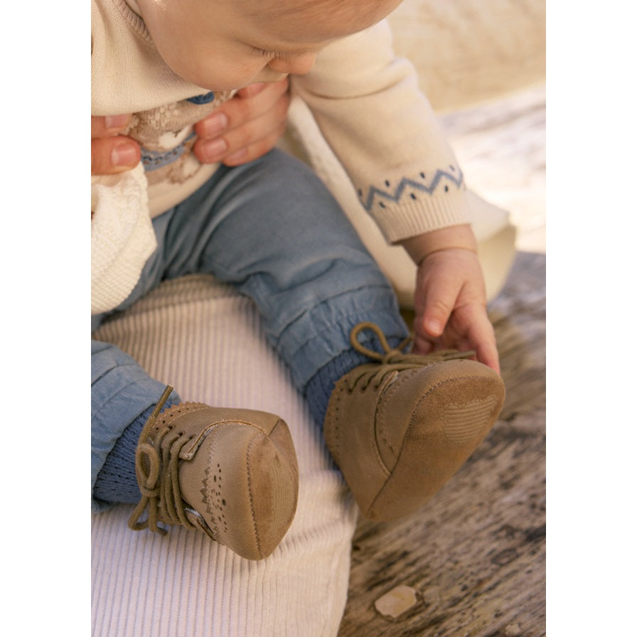 Mayoral Kışlık Erkek Bebek Patik Kahverengi