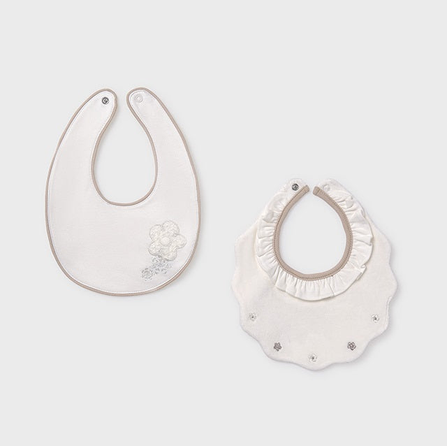 Mayoral Kışlık Bebek Waterproof Penye Önlük İkili Set Bej