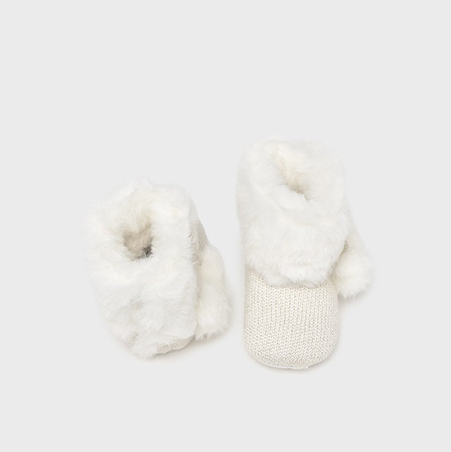 Mayoral Kışlık Kız Bebek Bot Patik Bej