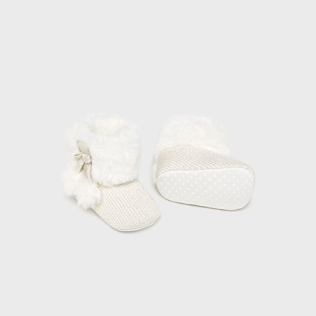 Mayoral Kışlık Kız Bebek Bot Patik Bej