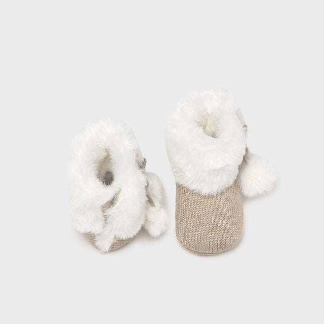 Mayoral Kışlık Kız Bebek Bot Patik Bej