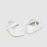 Mayoral Kışlık Kız Bebek Patik Ekru