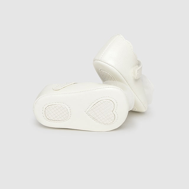 Mayoral Kışlık Kız Bebek Patik Ekru