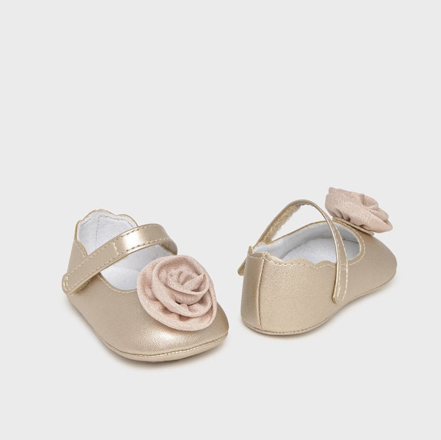 Mayoral Kışlık Kız Bebek Patik Bej