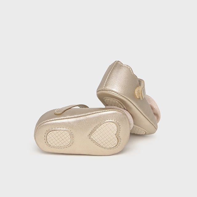 Mayoral Kışlık Kız Bebek Patik Bej