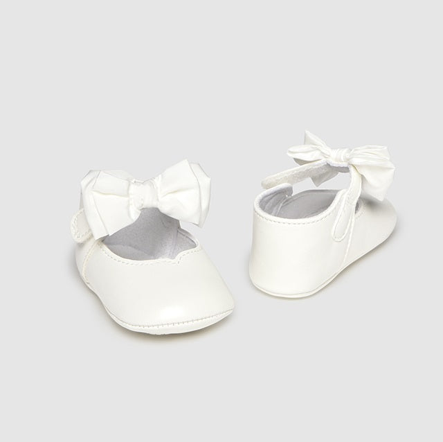 Mayoral Kışlık Kız Bebek Patik Ekru