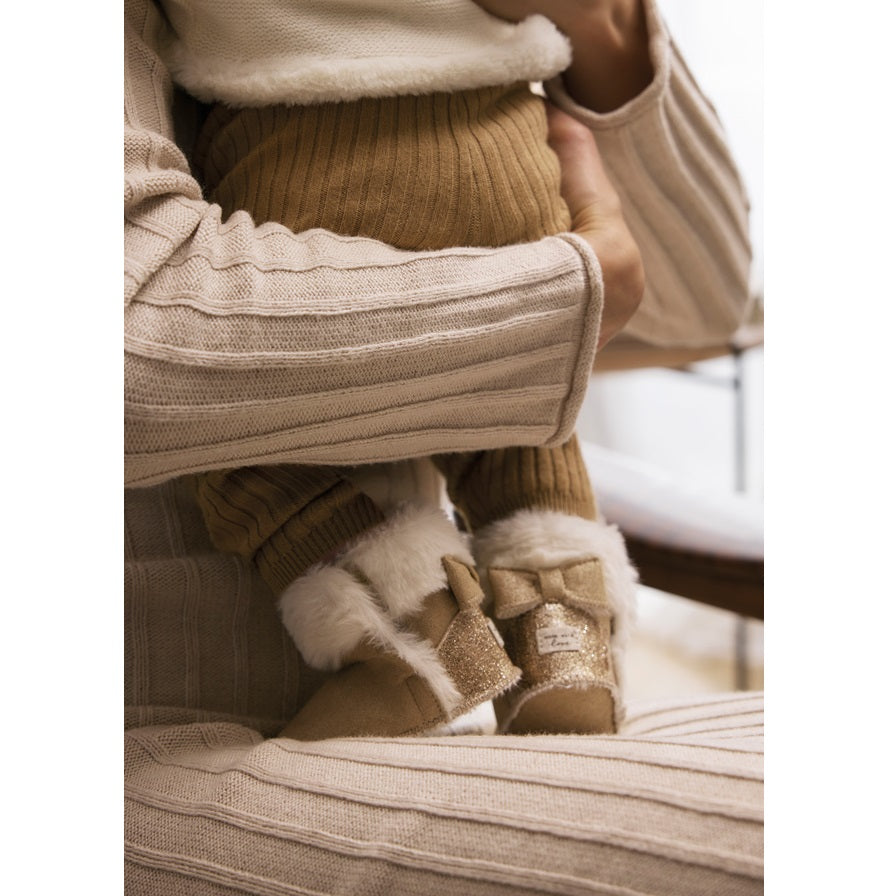 Mayoral Kışlık Kız Bebek Bot Patik Kahverengi