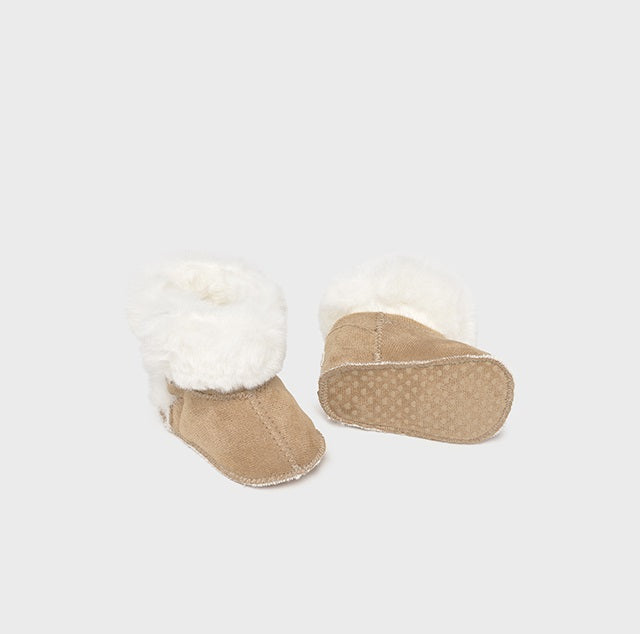 Mayoral Kışlık Kız Bebek Bot Patik Bej