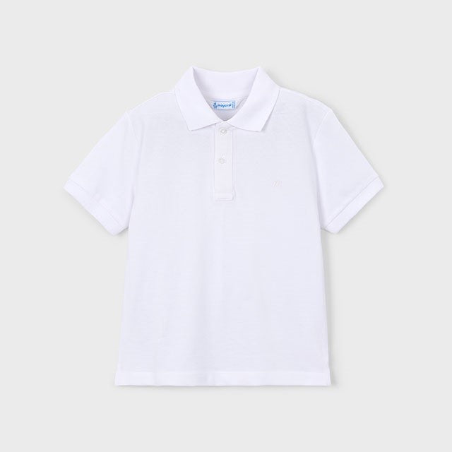 Mayoral Yazlık Erkek Polo Yaka Kısa Kol T-shirt Beyaz