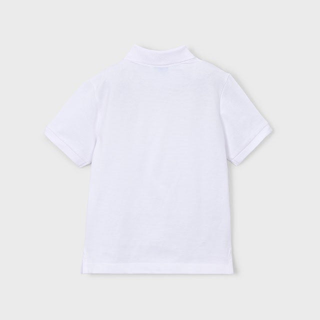 Mayoral Yazlık Erkek Polo Yaka Kısa Kol T-shirt Beyaz