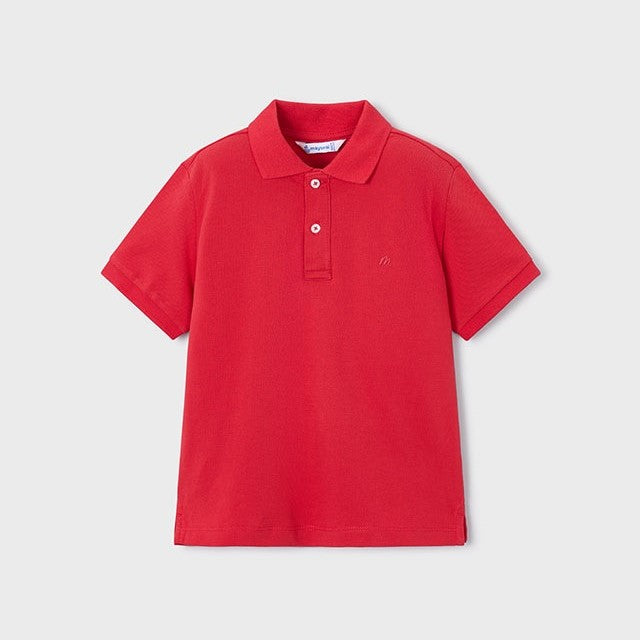 Mayoral Yazlık Erkek Polo Yaka Kısa Kol T-shirt Kırmızı