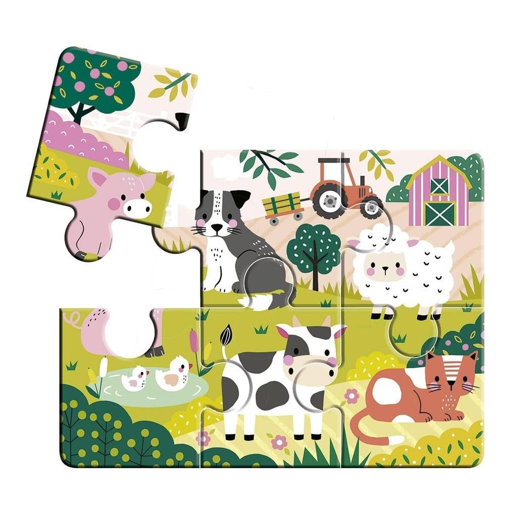 Auzou My 4 Progressive Jigsaw Puzzles STD - Eğitici Oyuncak - Görsel 5