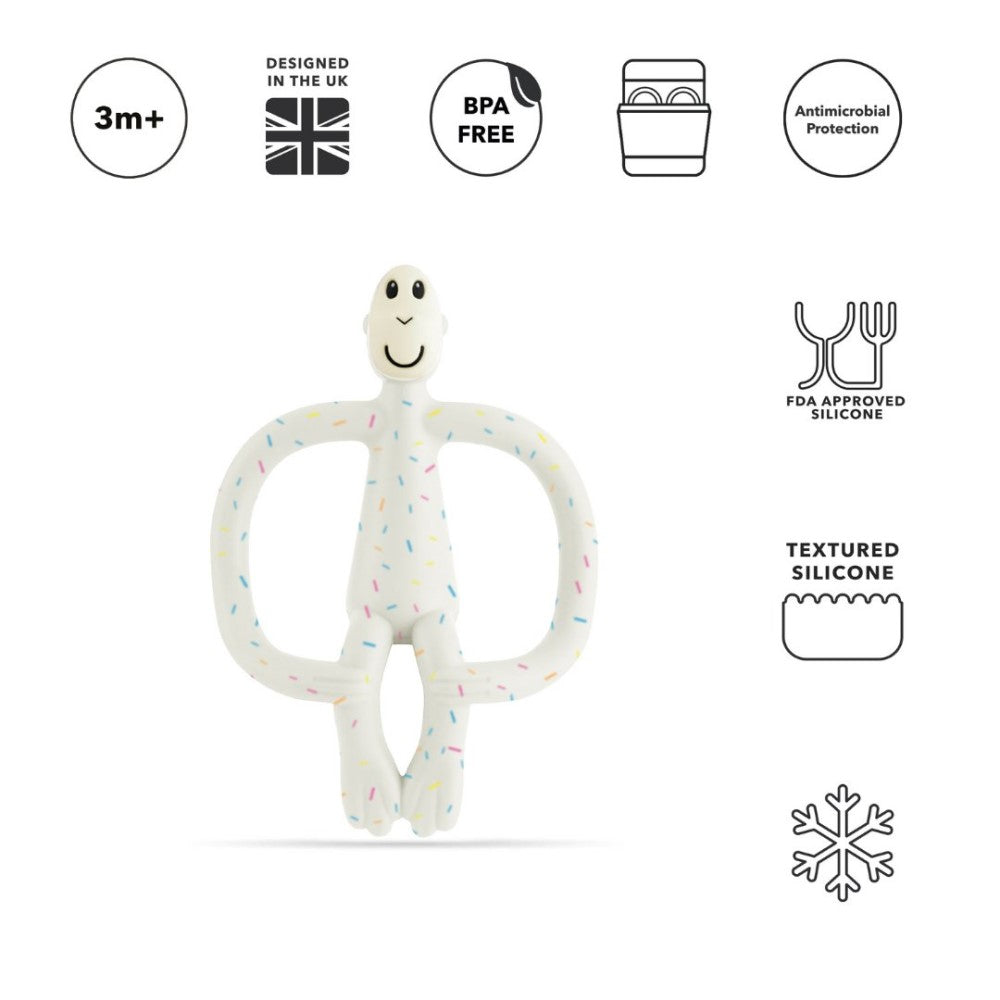 Matchstick Monkey Silikon Diş Kaşıyıcı Konfeti