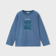 Mayoral Kışlık Erkek Basic Uzun Kol T-shirt Mavi