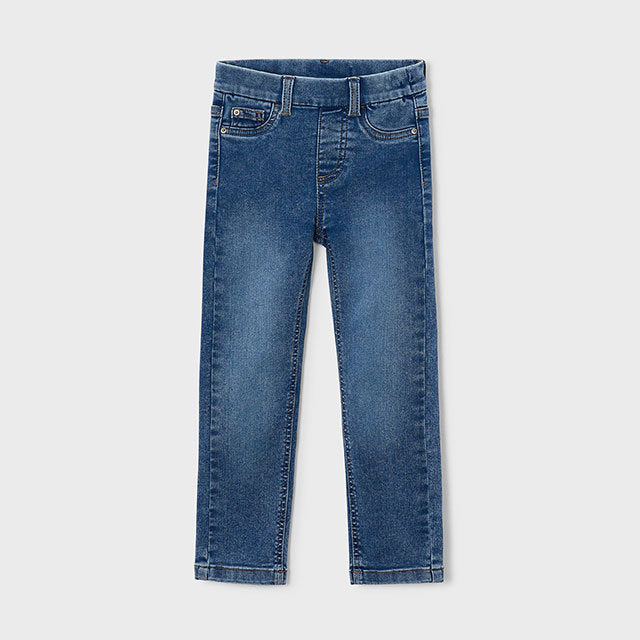 Mayoral Kışlık Kız Denim Tayt Pantolon Lacivert