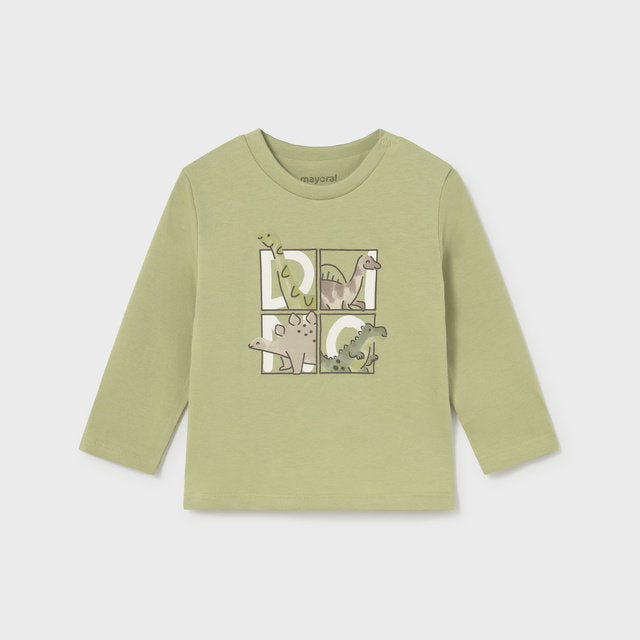Mayoral Kışlık Erkek Bebek Uzun Kol T-shirt Yeşil