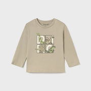 Mayoral Kışlık Erkek Bebek Uzun Kol T-shirt Kahverengi