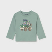 Mayoral Kışlık Erkek Bebek Uzun Kol T-shirt Mavi