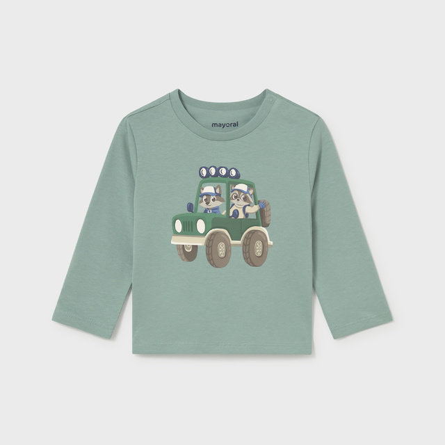 Mayoral Kışlık Erkek Bebek Uzun Kol T-shirt Mavi