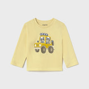 Mayoral Kışlık Erkek Bebek Uzun Kol T-shirt Sarı