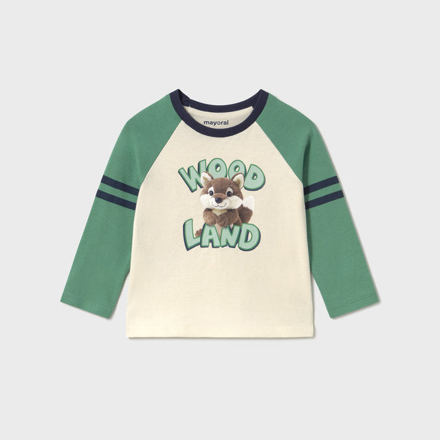 Mayoral Kışlık Erkek Bebek Uzun Kol T-shirt Yeşil