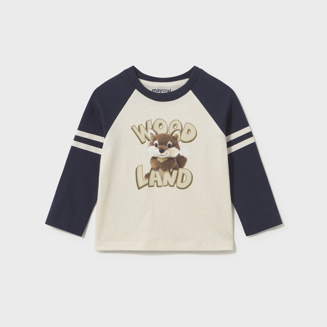 Mayoral Kışlık Erkek Bebek Uzun Kol T-shirt Lacivert