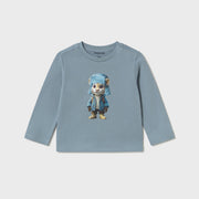 Mayoral Kışlık Erkek Bebek Uzun Kol T-shirt Mavi