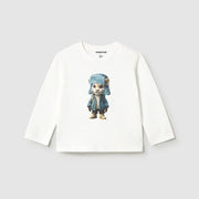 Mayoral Kışlık Erkek Bebek Uzun Kol T-shirt Ekru