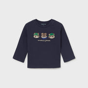 Mayoral Kışlık Erkek Bebek Uzun Kol T-shirt Lacivert