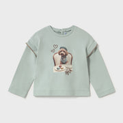 Mayoral Kışlık Kız Bebek Uzun Kol T-shirt Yeşil