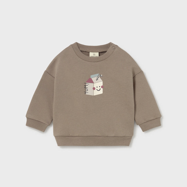 Mayoral Kışlık Bebek Uzun Kol Sweatshirt Yeşil
