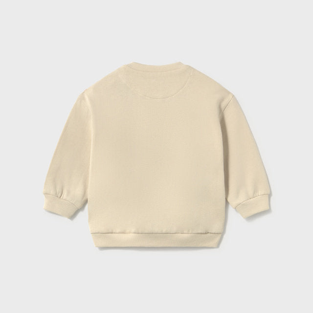 Mayoral Kışlık Erkek Bebek Uzun Kol Sweatshirt Bej
