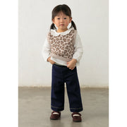 Mayoral Kışlık Kız Bebek Bluz Pantolon Set Kahverengi