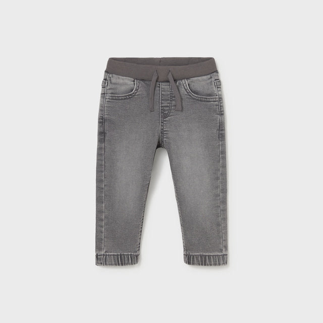 Mayoral Kışlık Erkek Bebek Denim Pantolon Gri