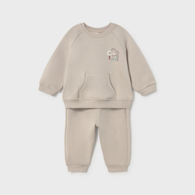 Mayoral Kışlık Bebek Eşofman Set Bej