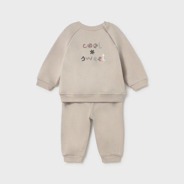 Mayoral Kışlık Bebek Eşofman Set Bej